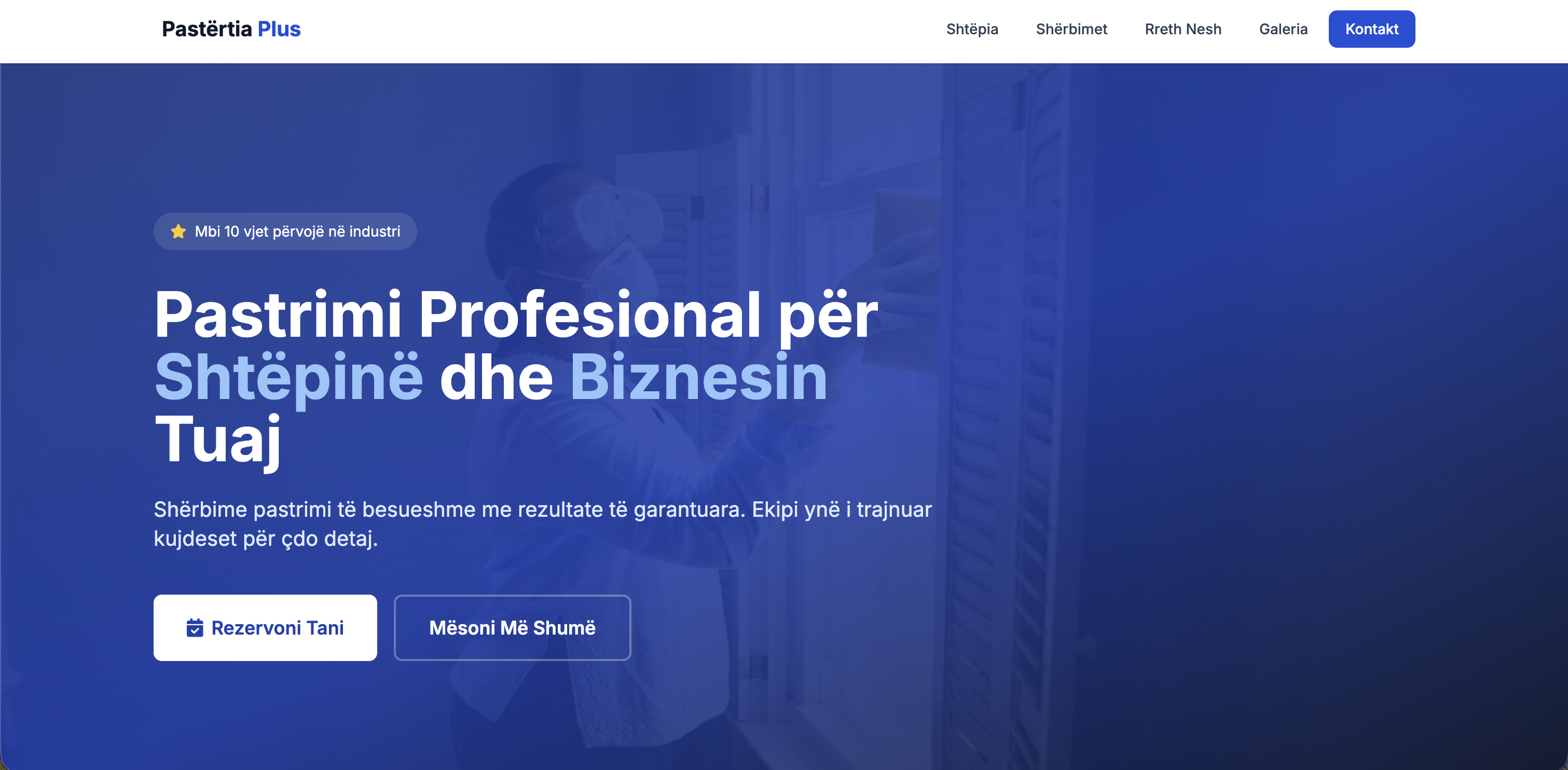 Pastertia Plus — Cleaning