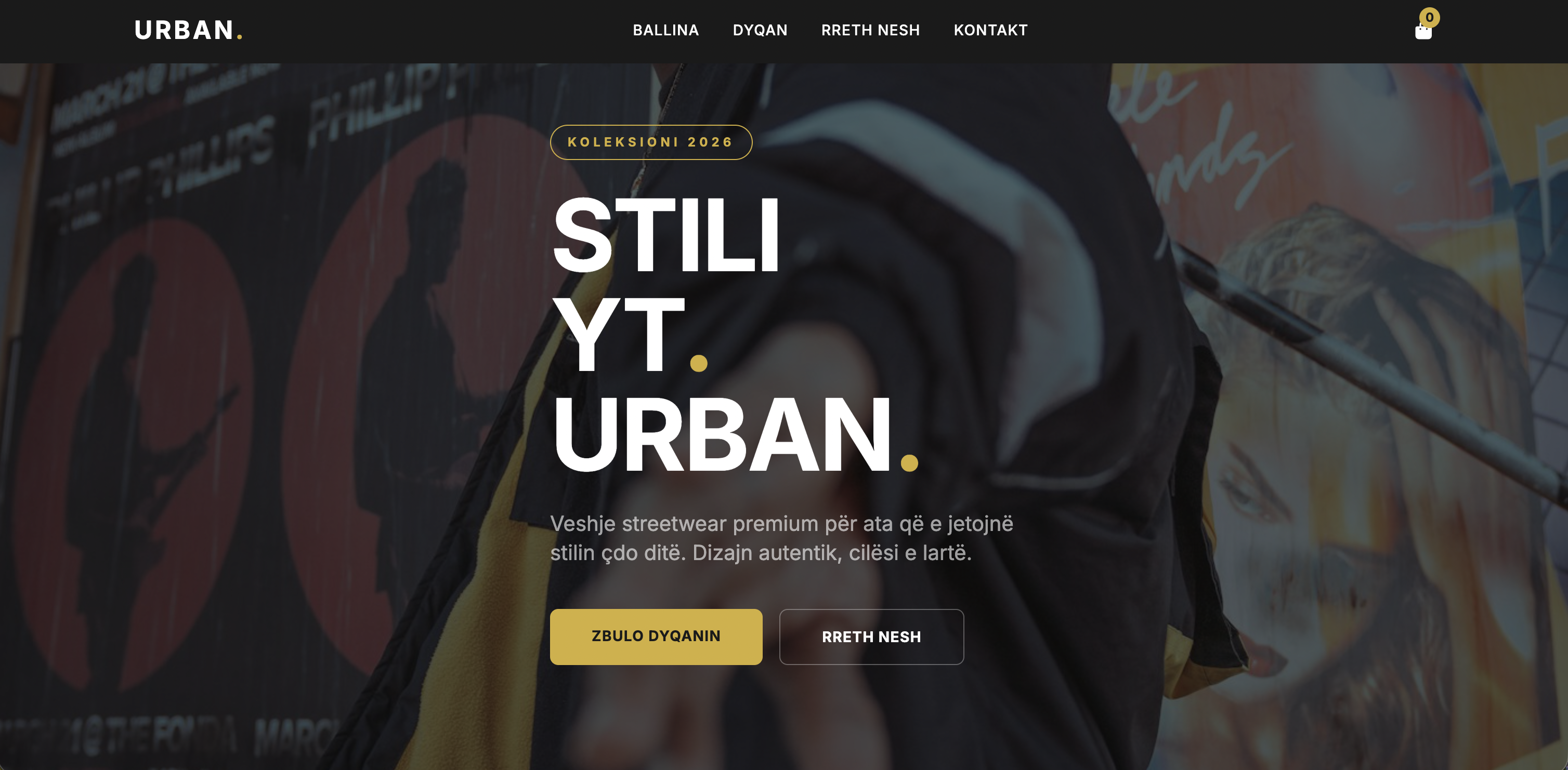 Urban Clothing — E-Commerce